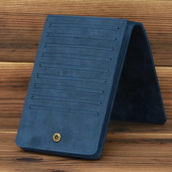 Men's Long Mobile Phone Bag Money Bag Head Layer Cowhide Crazy Ma Card Bag Wallet Card Clip Big Card Clip Thin - Image 4